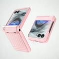 thumbnail image 1 of ELEHOLD For Motorola Razr 2025/2024 Case with Built-in Front Screen Protector, Kickstand & Hinge Cover – Rugged Shockproof Case For Motorola Razr 2025/2024,Pink, 1 of 9