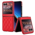 thumbnail image 1 of ELEHOLD for Motorola Razr+ 2025/2024 Case,Women Luxury PU Leather Ultra Slim Anti-Drop Protection Cover All-Inclusive Shockproof  New Case for Motorola Razr+ 2025/2024,Red, 1 of 6