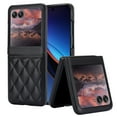 thumbnail image 1 of ELEHOLD for Motorola Razr+ 2025/2024 Case,Women Luxury PU Leather Ultra Slim Anti-Drop Protection Cover All-Inclusive Shockproof  New Case for Motorola Razr+ 2025/2024,Black, 1 of 6