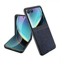 thumbnail image 1 of ELEHOLD for Motorola Razr 40 Ultra Case,Glitter Bling Sparkly with Tempered Glass Screen Protector Slim Lightweight Cute Fashion Case Cover for Motorola Razr 40 Ultra, Black, 1 of 11