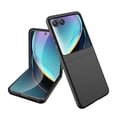 thumbnail image 1 of ELEHOLD for Motorola Razr 40 Ultra Case,with Tempered Glass Screen Protective Film Slim Lightweight Skin-Friendly Case Cover for Motorola Razr 40 Ultra, Black, 1 of 5