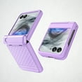 thumbnail image 1 of ELEHOLD For Motorola Razr Ultra 2025 / Motorola Razr 60 Ultra Case with Built-in Front Screen Protector, Kickstand Hinge Protection Cover Rugged Shockproof Case ,Purple, 1 of 9