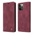 thumbnail image 1 of ELEHOLD Multi-Function Wallet Case for iPhone 15 Plus, Premium Leather Flip Wallet Magnetic Kickstand Card Holder,Hybrid Rugged Shockproof Anti-Fall Protective Cover, red, 1 of 8