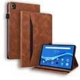 thumbnail image 1 of ELEHOLD Multi-Functional Leather Case for Kindle Fire Max 11 (13th Generation, 2023 Release) 11 Inch with Card Slots Kickstand Function Anti-Scratch Shockproof Business Men Women Case,Brown, 1 of 8