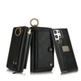 thumbnail image 1 of ELEHOLD Multi-Functional Wallet Phone Bag with Case for Samsung Galaxy S24 Plus,Large Capacity Card Slots Zipper Purse Detachable Magnetic Case with Wristband Lanyard for Samsung S24 Plus,Black, 1 of 9