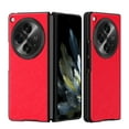 thumbnail image 1 of ELEHOLD for OnePlus Open 2023 Leather Protective Case,Premium PU Leather Slim Lightweight Shockproof Anti-Scratch Protective Case Compatible with OnePlus Open,Red, 1 of 9