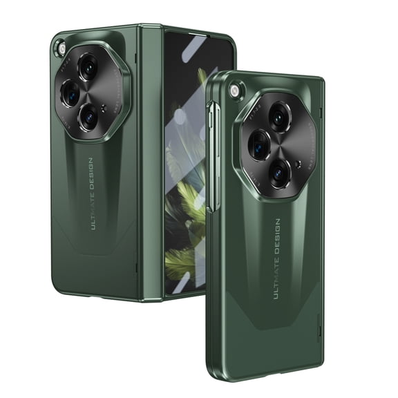 ELEHOLD for OnePlus Open Full Body Case with Hinge Protection/ Built-in Screen Protector / Camera Lens Protection Shockproof Heavy Duty Rugged Case Cover for OnePlus Open -  Green