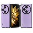 thumbnail image 1 of ELEHOLD for OnePlus Open Leather Case, Classic Business PU Leather All-Inclusive Lens Protection Ultra Slim Lightweight Shockproof Protective Case for OnePlus Open, Purple, 1 of 6