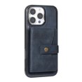 thumbnail image 1 of ELEHOLD PU Leather Case For iPhone 15 Pro 6.1" Shockproof Mag Safe Cover, with Magnetic Detachable Card Holder, Versatile Kickstand, Blue, 1 of 10