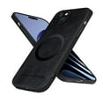 thumbnail image 1 of ELEHOLD PU Leather Case For iPhone 15 Slim Magnetic Shockproof Cover, [MagSafe Compatible], [Lens&Screen Protection], Drop protection Case - Black, 1 of 11