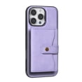 thumbnail image 1 of ELEHOLD PU Leather Case For iPhone 16 Pro Max 6.9" Shockproof Mag Safe Cover, with Magnetic Detachable Card Holder, Versatile Kickstand, Purple, 1 of 10
