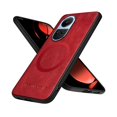 thumbnail image 1 of ELEHOLD PU Leather Case For Samsung Galaxy A05 Slim Magnetic Shockproof Cover, [MagSafe Compatible], [Lens&Screen Protection], Drop protection Case - Winered, 1 of 11