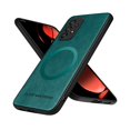 thumbnail image 1 of ELEHOLD PU Leather Case For Samsung Galaxy A52 5G Slim Magnetic Shockproof Cover, [MagSafe Compatible], [Lens&Screen Protection], Drop protection Case - Green, 1 of 11