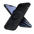 thumbnail image 1 of ELEHOLD PU Leather Case For iPhone 13 Pro Max Slim Magnetic Shockproof Cover, [MagSafe Compatible], [Lens&Screen Protection], Drop protection Case - Black, 1 of 11