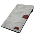 thumbnail image 1 of ELEHOLD PU Leather Folio Case For iPad Pro 11 2024 Kickstand Shockproof Cover, with Credit Card Holder & Pencil Holder, Auto Sleep&Weke -Gray, 1 of 6