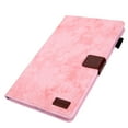 thumbnail image 1 of ELEHOLD PU Leather Folio Case For Samsung Tab A 10.1 (2019) Kickstand Shockproof Cover, with Credit Card Holder & Pencil Holder, Auto Sleep&Weke -Pink, 1 of 7