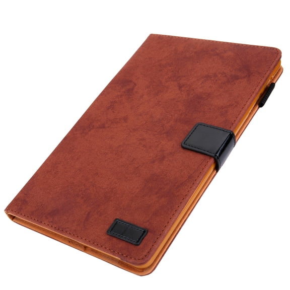 ELEHOLD PU Leather Folio Case For Samsung Tab S5e 10.5" (2019) Kickstand Shockproof Cover, with Credit Card Holder & Pencil Holder, Auto Sleep&Weke -Brown