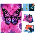 thumbnail image 1 of ELEHOLD Pattern Wallet Case for iPad Pro 11 inch 2024,Multi-Angle View Stand Leather Smart Flip Protective Cover with Card Holder & Pencil Loop,Red Butterfly, 1 of 7