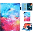 thumbnail image 1 of ELEHOLD Pattern Wallet Case for iPad Pro 11 inch 2024,Multi-Angle View Stand Leather Smart Flip Protective Cover with Card Holder & Pencil Loop, Wake/Sleep,Beautiful Starry Sky, 1 of 6