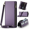 thumbnail image 1 of ELEHOLD Phone Bag Wallets for Women Girls,Luxury PU Leather Wallet Bag Crossbody Handbag with Phone Pocket Zipper Pocket Large Capacity Credit Card Holders Wriststrap Shoulder Strap,Purple, 1 of 8