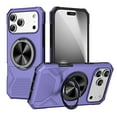 thumbnail image 1 of ELEHOLD Phone Case for iPhone 17 ,Shockproof Ring Stand Heavy Duty Rugged Military Grade Shockproof Protective Case Magnetic Car Mount,Violet, 1 of 10