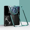 thumbnail image 1 of ELEHOLD Plating Clear Case for OnePlus Open Ultra Slim Thin Lightweight Transparent Clear Back Scratch-resistant Hard PC Protective Case Shockproof Cover for OnePlus Open - Green, 1 of 5