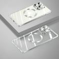 thumbnail image 1 of ELEHOLD Plating Clear Case for iPhone 13 Pro Max,with Camera Lens Protector Anti-Yellowing Compatible with MagSafe Strong Magnetic Slim Lightweight Dustproof Case for iPhone 13 Pro Max,Silver, 1 of 9
