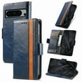 thumbnail image 1 of ELEHOLD Premium Leather Wallet Case for Google Pixel 9 Pro XL ,Practical Card Slots Money Slot Stand Function Shockproof Protective Flip Wallet Case for Google Pixel 9 Pro XL,Darkblue, 1 of 6