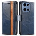 thumbnail image 1 of ELEHOLD Premium Leather Wallet Case for Moto G  5G(2025) ,Practical Card Slots Money Slot Stand Function Shockproof Protective Flip Wallet Case for Moto G  5G(2025),Darkblue, 1 of 7