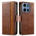 thumbnail image 1 of ELEHOLD Premium Leather Wallet Case for Moto G Power (2025) ,Practical Card Slots Money Slot Stand Function Shockproof Protective Flip Wallet Case for Moto G Power (2025),Darkbrown, 1 of 7