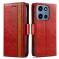 thumbnail image 1 of ELEHOLD Premium Leather Wallet Case for Moto G Power (2025) ,Practical Card Slots Money Slot Stand Function Shockproof Protective Flip Wallet Case for Moto G Power (2025),Red, 1 of 7