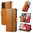 thumbnail image 1 of ELEHOLD Premium Leather Wallet Case for Samsung Galaxy A07 ,Practical Card Slots Money Slot Stand Function Shockproof Protective Flip Wallet Case for Samsung Galaxy A07,Lightbrown, 1 of 7
