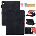 thumbnail image 1 of ELEHOLD Premium Leather iPad Case for iPad 10th Gen 10.9" (2022),Leather 
+TPU with Shockproof Kickstand Auto Wake/Sleep Protective Smart Cover, Black, 1 of 8
