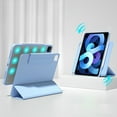 thumbnail image 1 of ELEHOLD Rotating Case For Apple iPad 10th Gen Smart Protective Stand Case, Magnetic Detachable Flip Leather Cover, with Auto Sleep/Wake, Pencil Holder, Magsafe Compatible, Skyblue, 1 of 14