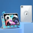 thumbnail image 1 of ELEHOLD Rotating Case for For iPad Pro 11 2024 with Pencil Holder - 360 Degree Rotate Stand Protective Case with Clear Back & Magnetic Detachable Smart Sleep/Wake Cover - Gray, 1 of 13