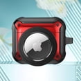 thumbnail image 1 of ELEHOLD Rugged Case For AirPods 3rd Gen (2021) – Fashion Camera Design Full Body Protective Shockproof Cover, Wireless Charging Compatible, with Keychain & Auto Lock - Red, 1 of 11