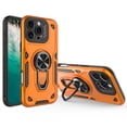 thumbnail image 1 of ELEHOLD Rugged Case For iPhone 14 Pro Max, Kickstand Shockproof Military Grade Drop Proof Protection Ring Kickstand Rugged Protective Sturdy Bumper Case For iPhone 14 Pro Max,Orange, 1 of 6