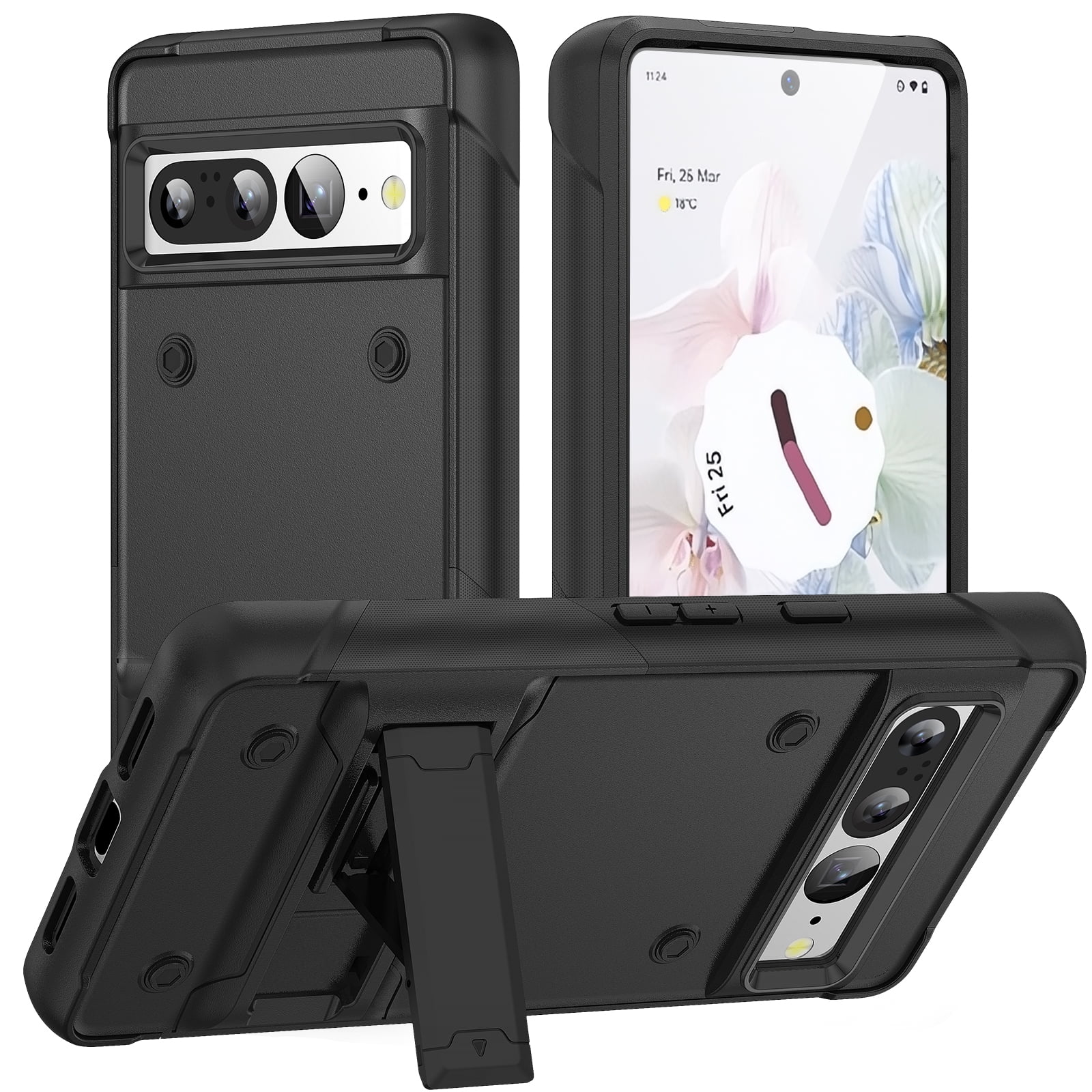For Google Pixel 6/6 Pro/Pixel 7 Pro/Pixel 7a Case Hybrid Shockproof Phone  Cover