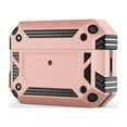 thumbnail image 1 of ELEHOLD Rugged Case for New AirPods Pro 2 2022 Full Body Protective Hard Shell Anti-Scratch Shockproof Slim Case with Carabiner Key-Chain For Airpods Pro 2(2022),Rosegold, 1 of 7