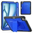 thumbnail image 1 of ELEHOLD Rugged Case with Pencil Holder For iPad Air 11-inch M3 (2025) / M2 (2024), Built-in Kickstand Double-Layer Protection Full-Body Shockproof Cover For Apple iPad Air 11 (2025/2024),Blue, 1 of 8