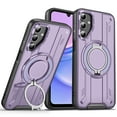 thumbnail image 1 of ELEHOLD Rugged Case For Samsung Galaxy A16 5G Air Cushion Shockproof Magnetic Protective Phone Cover, MagSafe Compatible, with 360° Rotable Stand,  Purple, 1 of 7