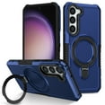 thumbnail image 1 of ELEHOLD Rugged Case for Samsung Galaxy S23 FE Heavy Duty Case with Foldable Ring Holder Kickstand Function Non-Slip Military Grade Drop Protection Shockproof Cover for Samsung Galaxy S23 FE,royalblue, 1 of 8