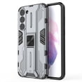 thumbnail image 1 of ELEHOLD Rugged Case for Samsung Galaxy S24,Hybrid Case with Built-in Hidden Bracket Stand Function Slim Fit Non-Slip Shockproof Case for Galaxy S24,Gray, 1 of 6