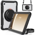 thumbnail image 1 of ELEHOLD Rugged Case For Samsung Galaxy Tab A11+ 2025 11-inch, Hybrid Shockproof 360° Rotating Stand Hand Grip Pencil Holder Protection Case With Detachable Shoulder Strap , A, 1 of 9