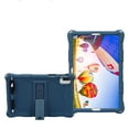 thumbnail image 1 of ELEHOLD Rugged Case for Samsung Galaxy Tab A8 10.5-inch 2022,X200 X205,Soft Silicone Case with Folding Kickstand Rubber Shell Shockproof Protective Cover,Darkblue, 1 of 7
