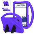 thumbnail image 1 of ELEHOLD Rugged Case for Samsung Galaxy Tab A9 8.7 Inch Kids Friendly EVA Full Body Protective with Kickstand Handle Grip Shockproof Anti-Scratch Case for Samsung Tab A9 2023 (X110/X115),Purple, 1 of 6