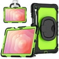 thumbnail image 1 of ELEHOLD Rugged Case for Samsung Galaxy Tab S11 2025,11-inch, Three-Layer Protection with Screen Protector Portable Folding Handle Grip 360° Rotating Kickstand Bracket Shockproof Cover,B, 1 of 8