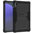 thumbnail image 1 of ELEHOLD Rugged Case for Samsung Galaxy Tab S9+ (2023) Three-Layer Hybrid Muti-Functional Case with Built-in Kickstand Pencil Holder Shockproof Case for Samsung Tab S9 Plus 12.4",Black, 1 of 7
