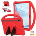 thumbnail image 1 of ELEHOLD Rugged Case for Samsung Galaxy Tab S9/S8/S7 11 Inch Kids Friendly EVA Full Body Protective with Kickstand Handle Grip Shockproof Anti-Scratch Case for Samsung Tab S9/Tab S8/Tab S7,Red, 1 of 7