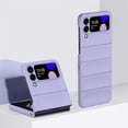 thumbnail image 1 of ELEHOLD Rugged Case for Samsung Galaxy Z Flip 4 Hard PC Shell Slim Thin Lightweight Flexible Folding Shockproof Protective Case for Samsung Z Flip 4 -Purple, 1 of 6